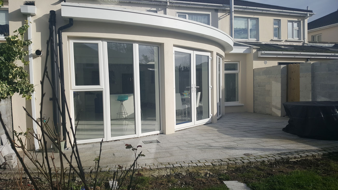 Curved extension in Malahide