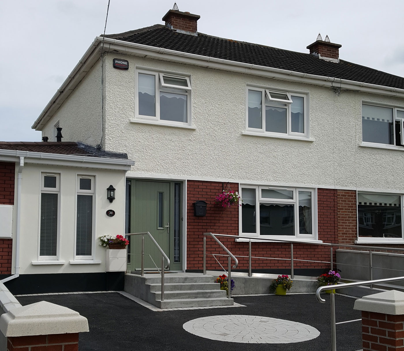 Garage conversion and level access in Portmarnock